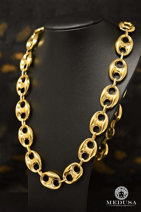 chaine gucci en or|saks Gucci chains.